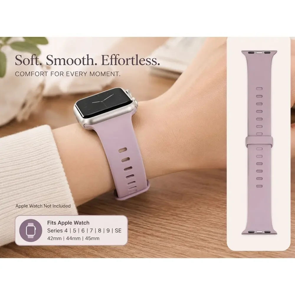 Beige Pink Purple Bands fit Apple Watch 42/44/45mm for Series 4,5,6,7,8,9 SE